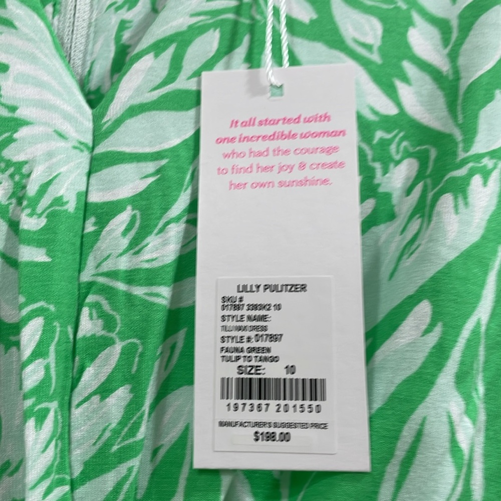 Lilly Pulitzer, Tillli maxi dress size 10, NWT - Picture 6 of 7